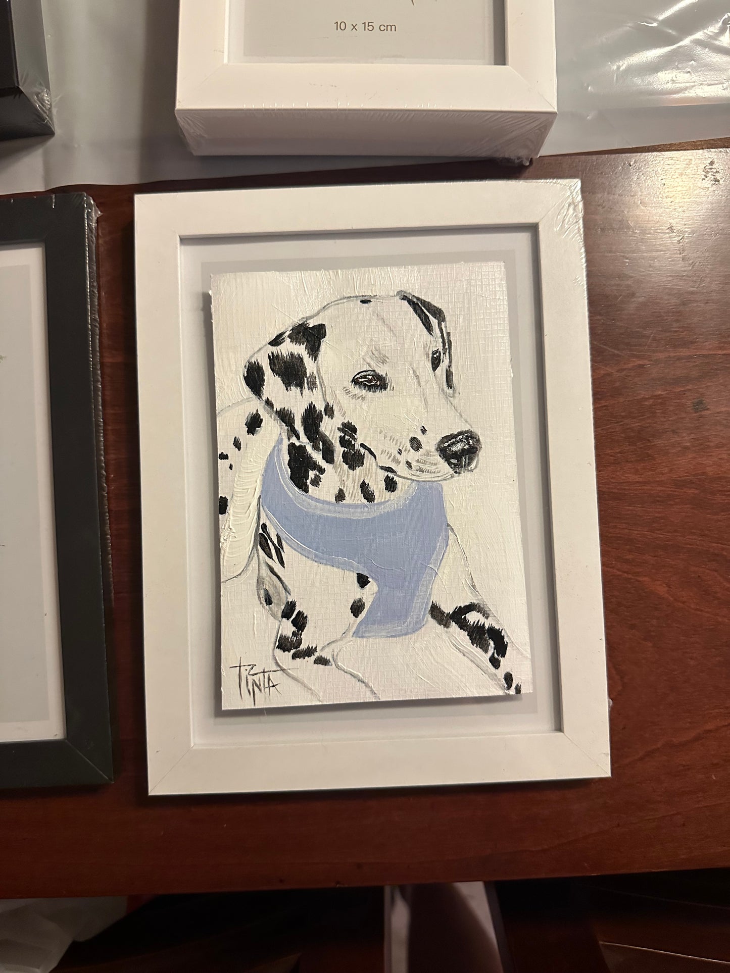 Retrato de mascotas personalizado en acrílico