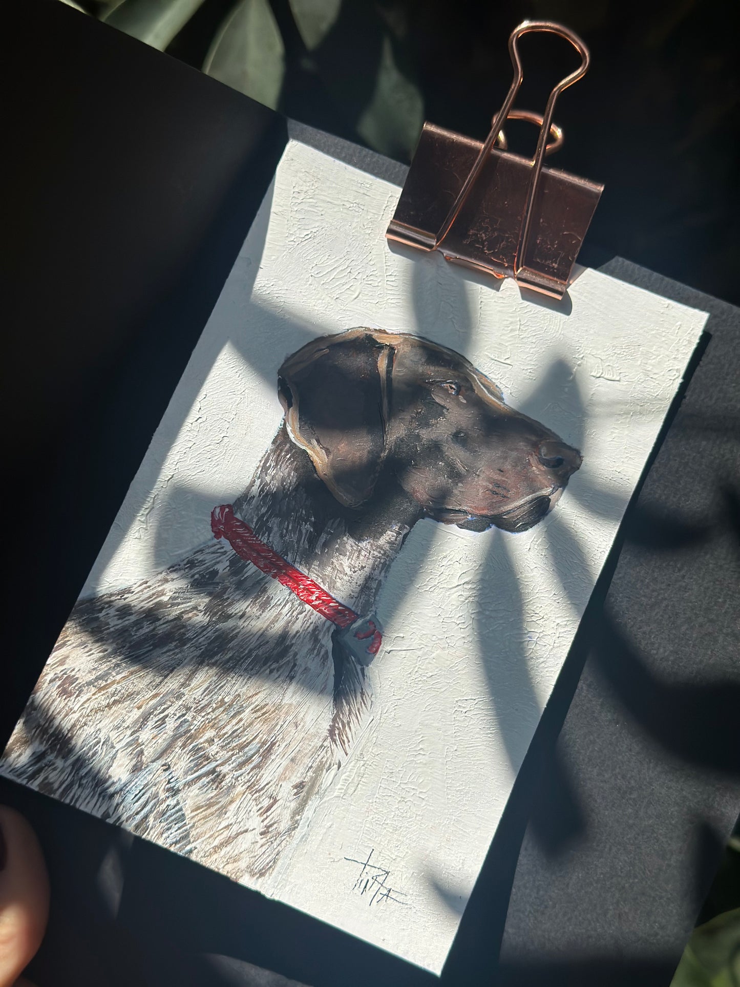 Retrato de mascotas personalizado en acrílico